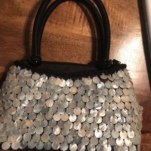 Mother pearl purse handmade from Philippines
